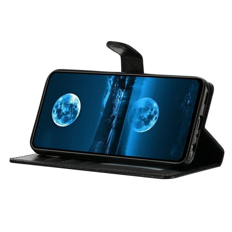 For Samsung Galaxy A05s 4G Leather Phone Case Wallet Stand Cover with Handy Strap