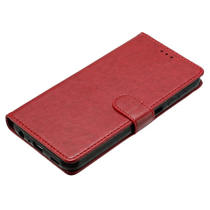 For Samsung Galaxy A25 5G (Global) (161.0 x 76.5 x 8.3mm) Leather Phone Case Wallet Stand Cover with Handy Strap