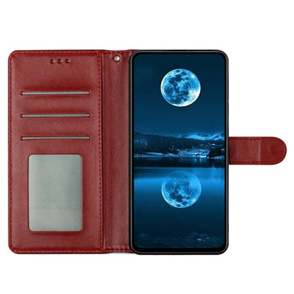 For Samsung Galaxy A55 5G Leather Phone Case Wallet Stand Cover with Handy Strap