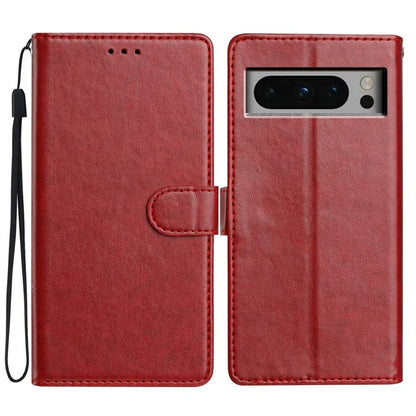 For Google Pixel 8 Pro Leather Phone Case Wallet Stand Cover with Handy Strap