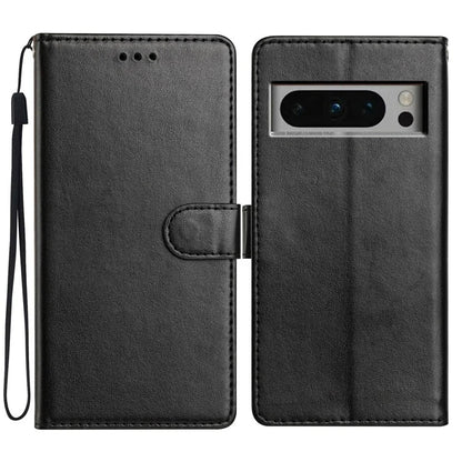 For Google Pixel 8 Pro Leather Phone Case Wallet Stand Cover with Handy Strap