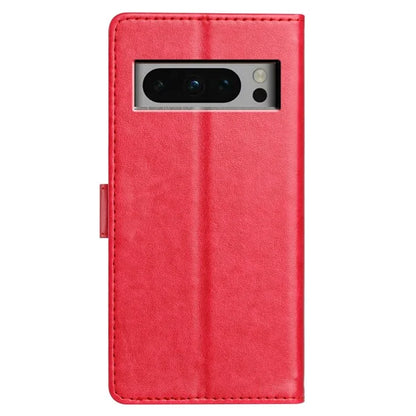 For Google Pixel 8 Pro Leather Phone Case Wallet Stand Cover with Handy Strap