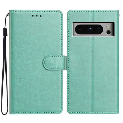 For Google Pixel 8 Pro Leather Phone Case Wallet Stand Cover with Handy Strap
