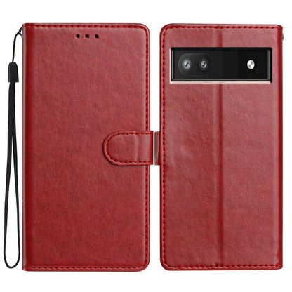 For Google Pixel 8a Leather Phone Case Wallet Stand Cover with Handy Strap