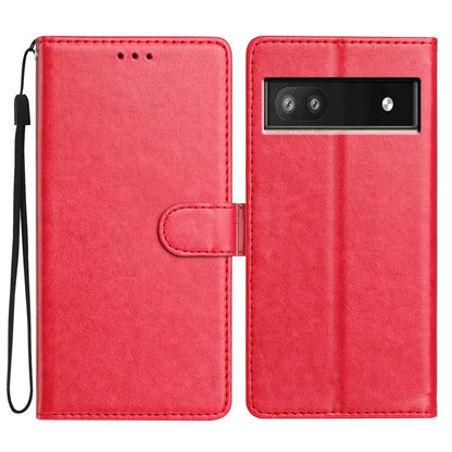 For Google Pixel 8a Leather Phone Case Wallet Stand Cover with Handy Strap