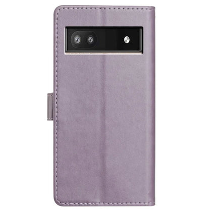For Google Pixel 8a Leather Phone Case Wallet Stand Cover with Handy Strap
