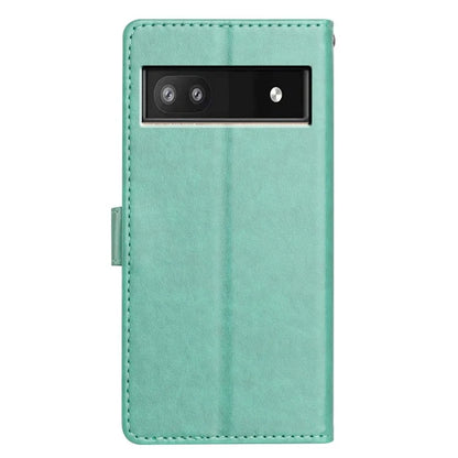 For Google Pixel 8a Leather Phone Case Wallet Stand Cover with Handy Strap