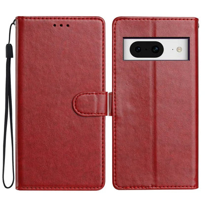 For Google Pixel 8 Leather Phone Case Wallet Stand Cover with Handy Strap