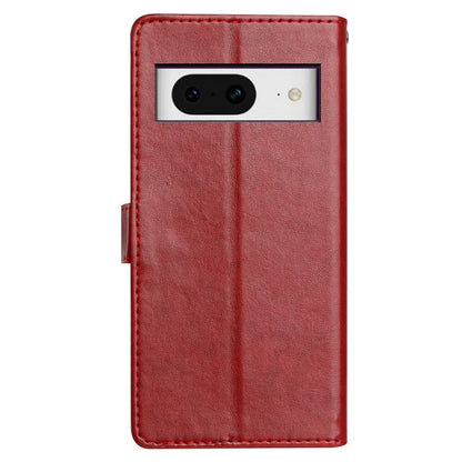For Google Pixel 8 Leather Phone Case Wallet Stand Cover with Handy Strap