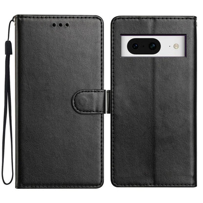 For Google Pixel 8 Leather Phone Case Wallet Stand Cover with Handy Strap