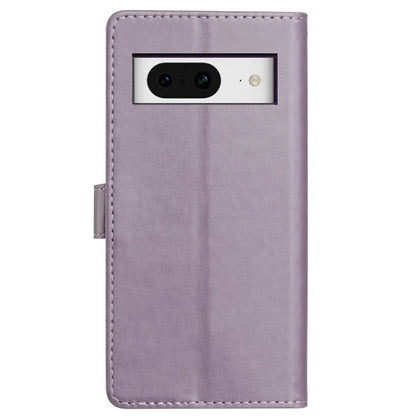 For Google Pixel 8 Leather Phone Case Wallet Stand Cover with Handy Strap