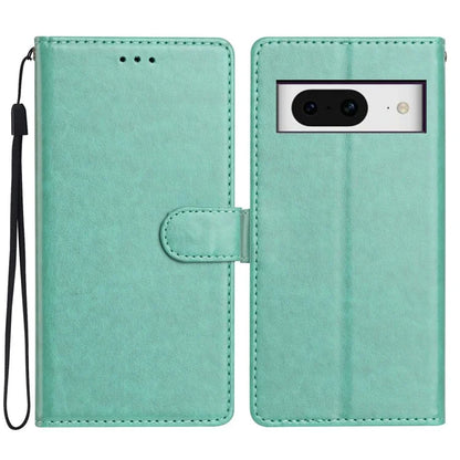 For Google Pixel 8 Leather Phone Case Wallet Stand Cover with Handy Strap