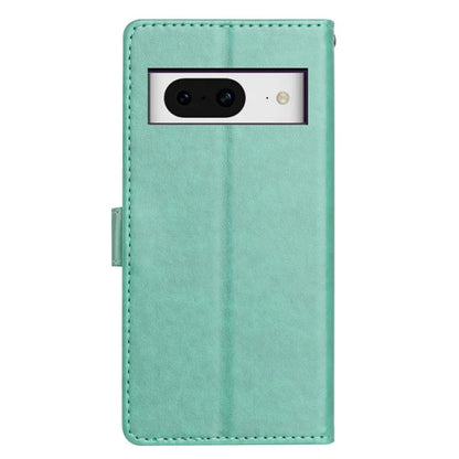 For Google Pixel 8 Leather Phone Case Wallet Stand Cover with Handy Strap
