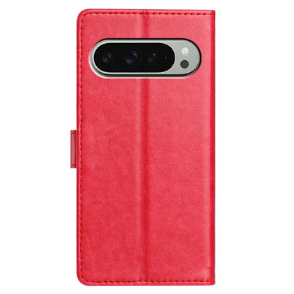 For Google Pixel 9 Pro  /  Pixel 9 Leather Phone Case Wallet Stand Cover with Handy Strap