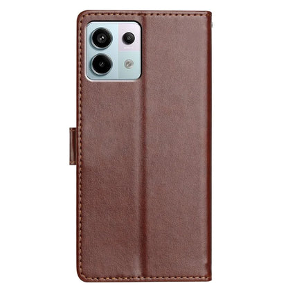 For Xiaomi Redmi Note 13 Pro 5G  /  Poco X6 5G Leather Phone Case Wallet Stand Cover with Handy Strap