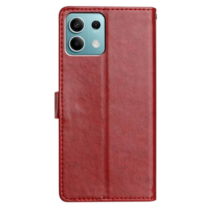 For Xiaomi Redmi Note 13 5G Leather Phone Case Wallet Stand Cover with Handy Strap