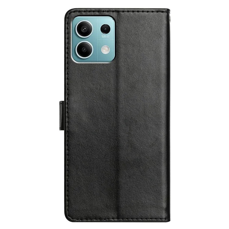 For Xiaomi Redmi Note 13 5G Leather Phone Case Wallet Stand Cover with Handy Strap