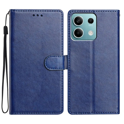 For Xiaomi Redmi Note 13 5G Leather Phone Case Wallet Stand Cover with Handy Strap