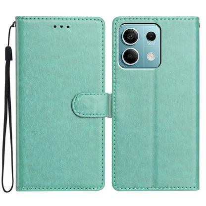 For Xiaomi Redmi Note 13 4G Leather Phone Case Wallet Stand Cover with Handy Strap