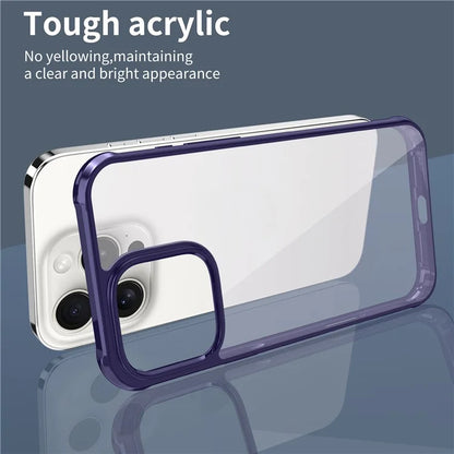 LEEU DESIGN For iPhone 16 Pro Max Case 6D Stereo Sound Hole Acrylic + TPU Phone Cover