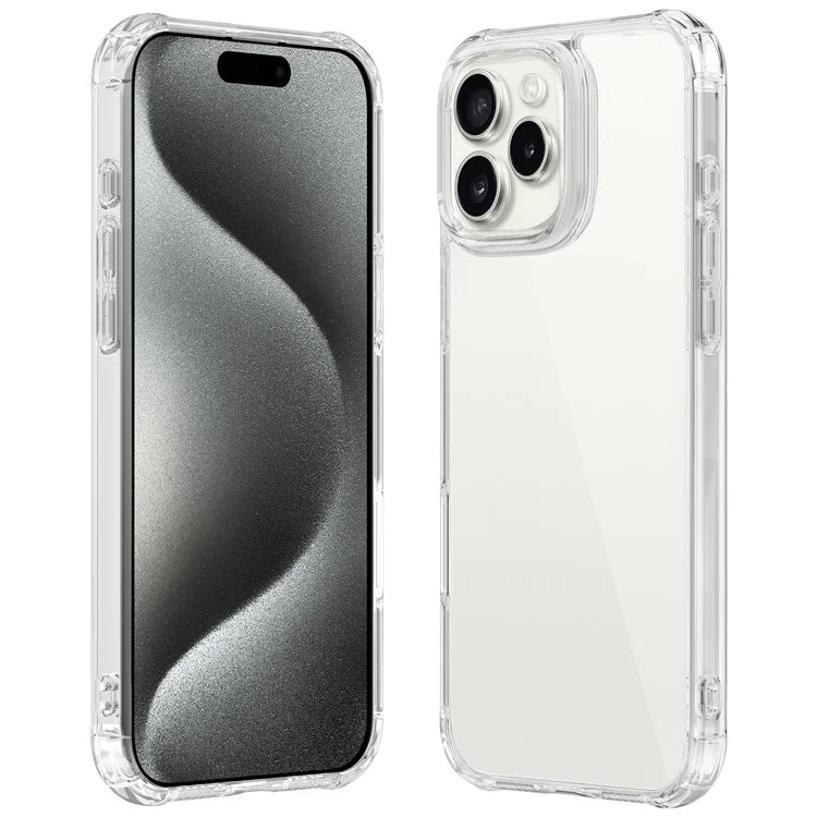 LEEU DESIGN For iPhone 16 Pro Max Case 6D Stereo Sound Hole Acrylic + TPU Phone Cover