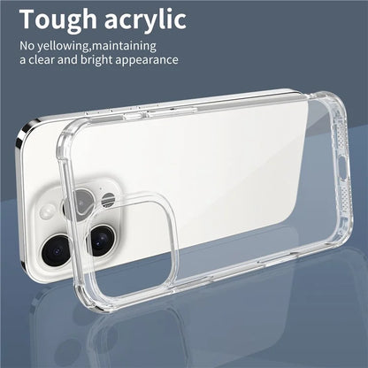 LEEU DESIGN For iPhone 16 Pro Max Case 6D Stereo Sound Hole Acrylic + TPU Phone Cover