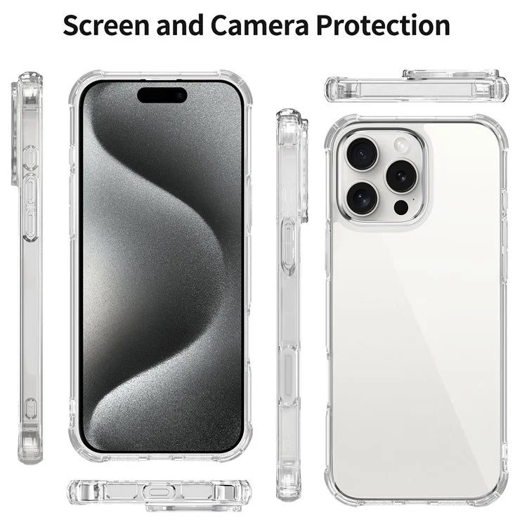 LEEU DESIGN For iPhone 16 Pro Max Case 6D Stereo Sound Hole Acrylic + TPU Phone Cover