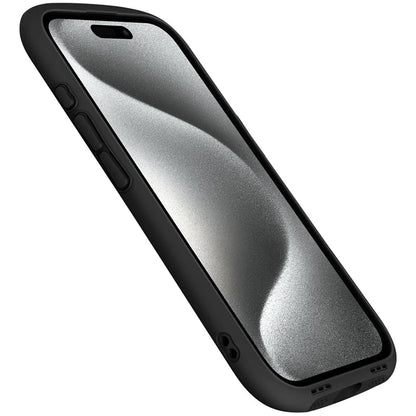 LEEU DESIGN For iPhone 16 Pro Max Case Stereo Sound Hole TPU+Tempered Glass Clear Phone Cover