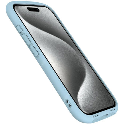 LEEU DESIGN For iPhone 16 Pro Max Case Stereo Sound Hole TPU+Tempered Glass Clear Phone Cover
