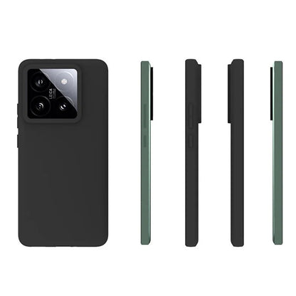 WANLONFENG MS Series for Xiaomi 14T Pro TPU Case Matte Cover with Screen Film (Big Lens Hole)