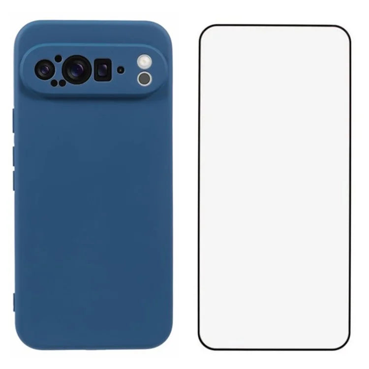 WANLONFENG RB2 Series for Google Pixel 9 Pro XL Case TPU Phone Cover with Screen Protector