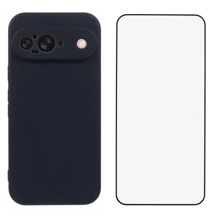 WANLONFENG RB2 Series for Google Pixel 9 Case TPU Phone Cover with Screen Protector
