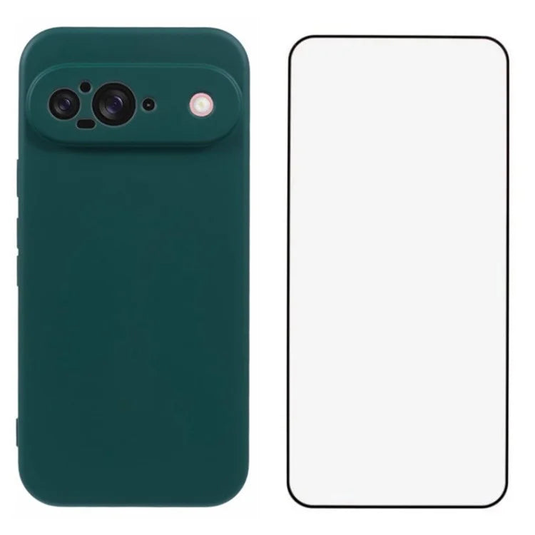 WANLONFENG RB2 Series for Google Pixel 9 Case TPU Phone Cover with Screen Protector