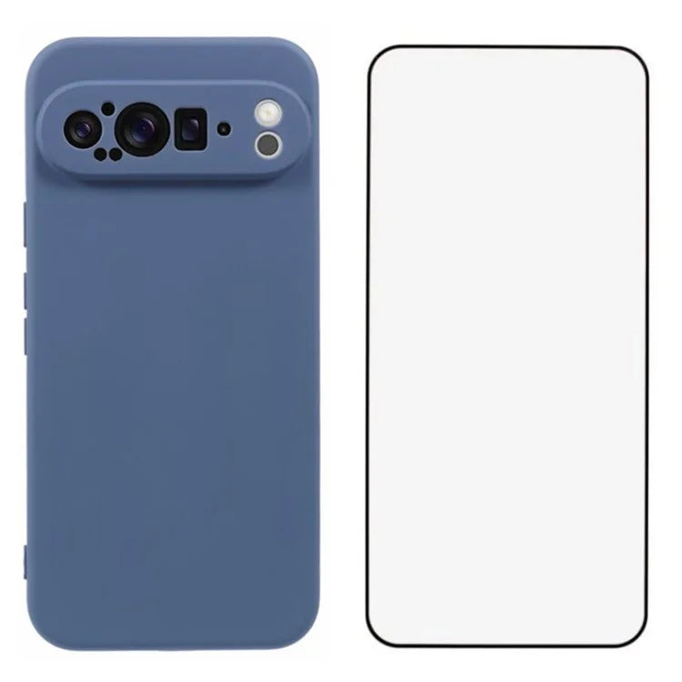 WANLONFENG RB2 Series for Google Pixel 9 Pro Case TPU Phone Cover with Screen Protector
