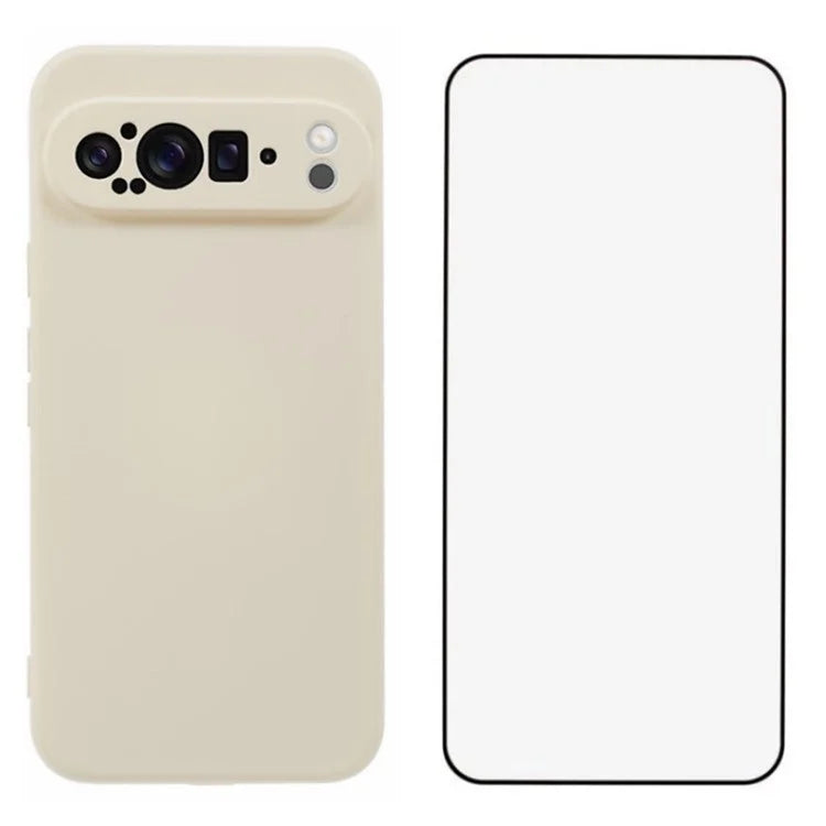 WANLONFENG RB2 Series for Google Pixel 9 Pro Case TPU Phone Cover with Screen Protector
