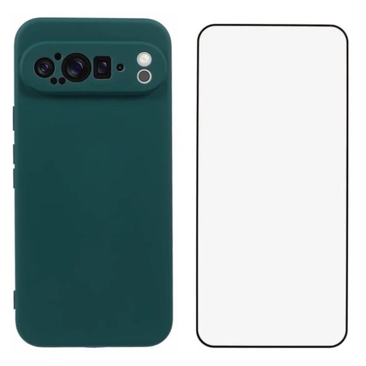 WANLONFENG RB2 Series for Google Pixel 9 Pro Case TPU Phone Cover with Screen Protector
