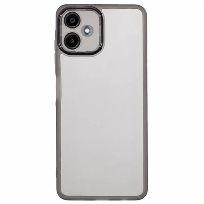 WANLONFENG DKSM Series for Samsung Galaxy A06 TPU Case Electroplated Frame with Tempered Glass