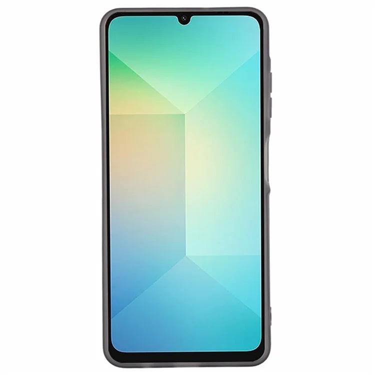 WANLONFENG DKSM Series for Samsung Galaxy A06 TPU Case Electroplated Frame with Tempered Glass