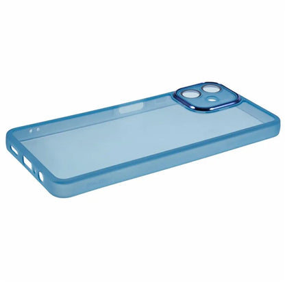 WANLONFENG DKSM Series for Samsung Galaxy A06 TPU Case Electroplated Frame with Tempered Glass