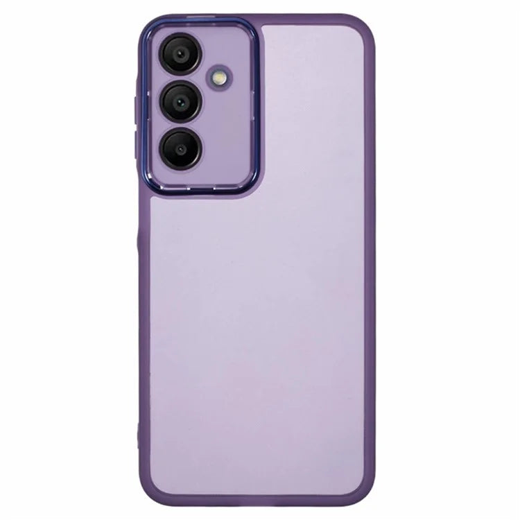 WANLONFENG DKSM Series for Samsung Galaxy A16 5G TPU Case Electroplated Frame with Tempered Glass