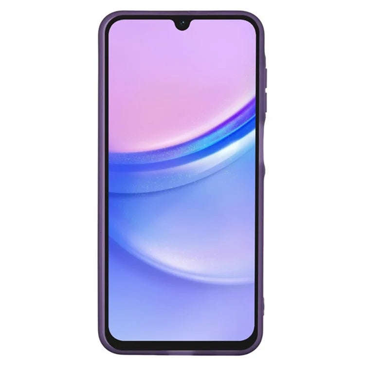 WANLONFENG DKSM Series for Samsung Galaxy A16 5G TPU Case Electroplated Frame with Tempered Glass