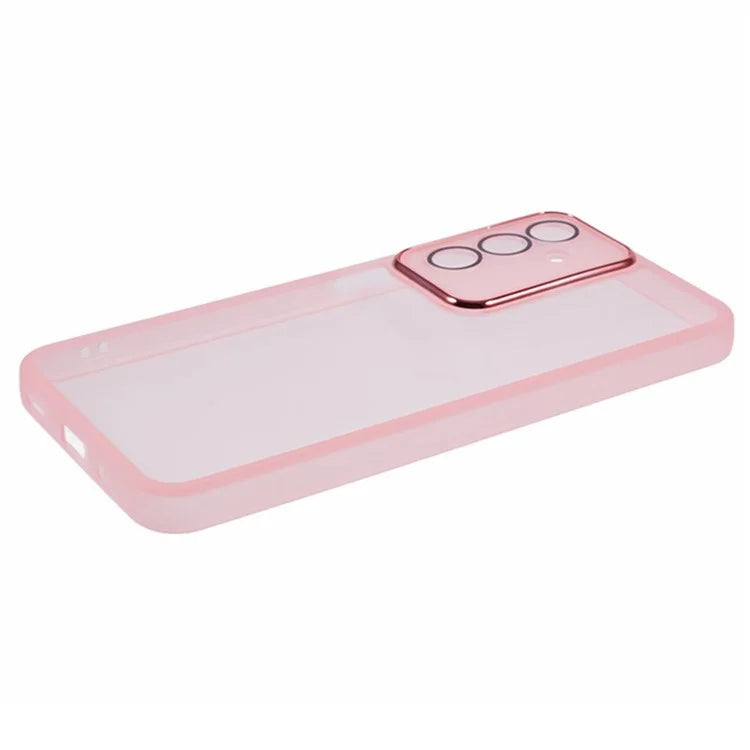 WANLONFENG DKSM Series for Samsung Galaxy A16 5G TPU Case Electroplated Frame with Tempered Glass
