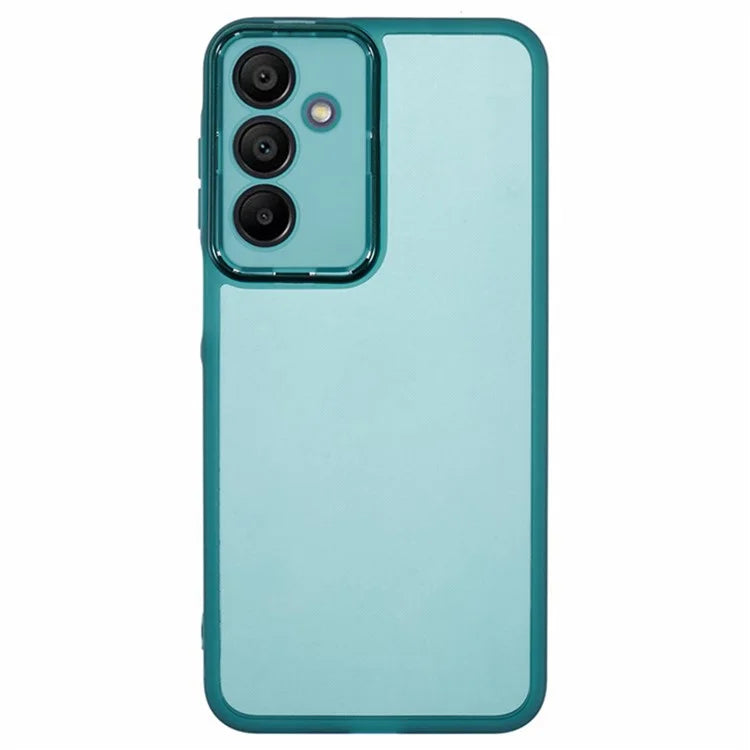 WANLONFENG DKSM Series for Samsung Galaxy A16 5G TPU Case Electroplated Frame with Tempered Glass