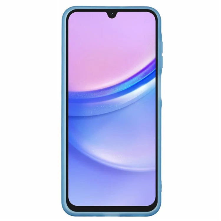 WANLONFENG DKSM Series for Samsung Galaxy A16 5G TPU Case Electroplated Frame with Tempered Glass