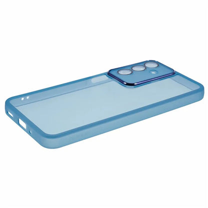 WANLONFENG DKSM Series for Samsung Galaxy A16 5G TPU Case Electroplated Frame with Tempered Glass