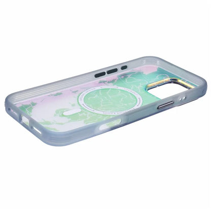 YOUNGKIT Global Series for iPhone 16 Pro Magnetic Case IMD Map Design PC+TPU Phone Cover