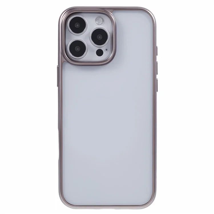 KIGC Ice Silk Series For iPhone 16 Pro Case TPU+PC Electroplating Phone Cover