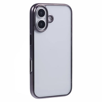 KIGC Ice Silk Series For iPhone 16 Case TPU+PC Electroplating Phone Cover