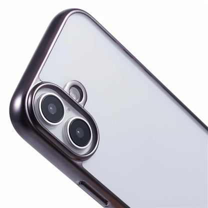 KIGC Ice Silk Series For iPhone 16 Case TPU+PC Electroplating Phone Cover