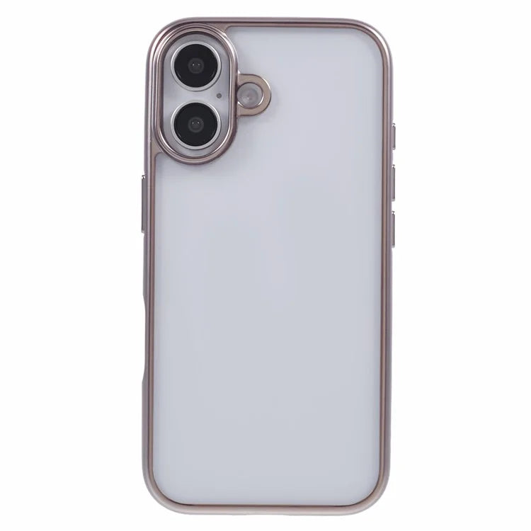 KIGC Ice Silk Series For iPhone 16 Case TPU+PC Electroplating Phone Cover